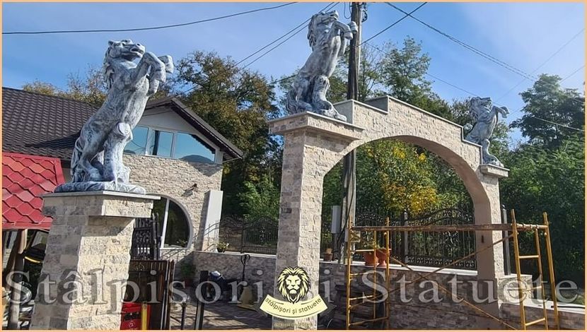 Image02579 - Decoratiuni de grădină din ciment alb și dioxid de titan