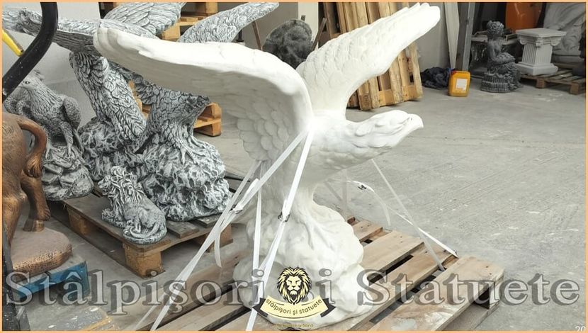 Image02582 - Decoratiuni de grădină din ciment alb și dioxid de titan