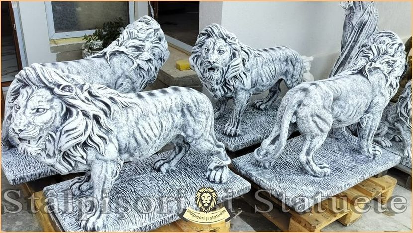 Image02585 - Decoratiuni de grădină din ciment alb și dioxid de titan