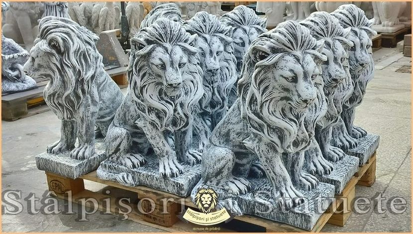 Image02589 - Decoratiuni de grădină din ciment alb și dioxid de titan