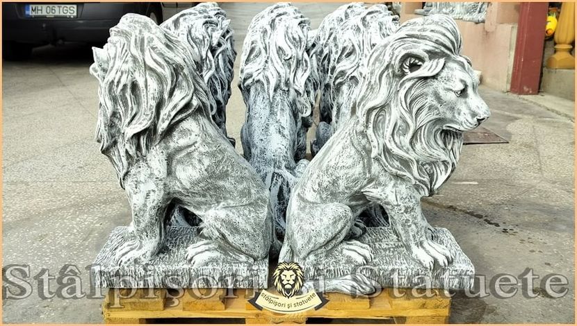 Image02592 - Decoratiuni de grădină din ciment alb și dioxid de titan