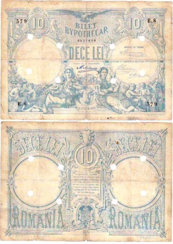 1877 10 Lei - Catalog Bancnote