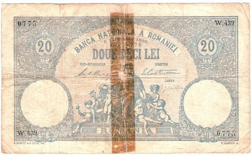 1896 20 Lei - Catalog Bancnote