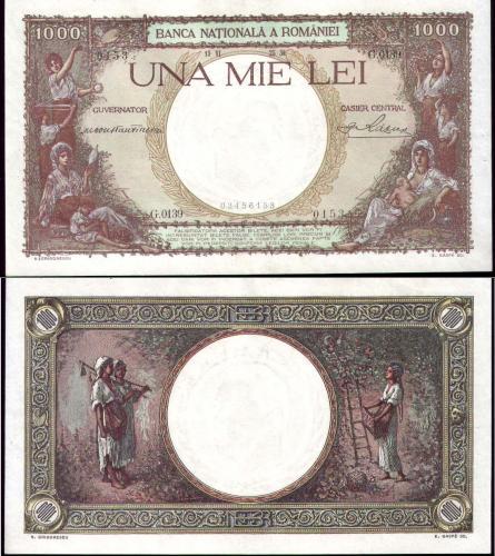 1936 1000 lei - Catalog Bancnote