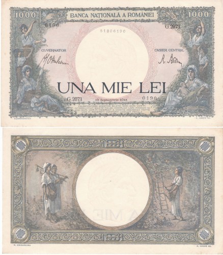 1941 1000 Lei - Catalog Bancnote