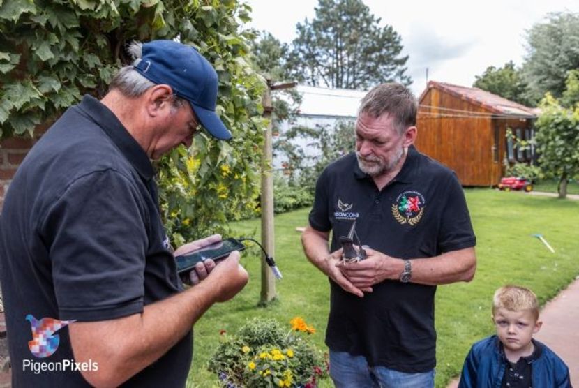 perpignanvluchtwinnaar-benniehomma04 - HOMBRE - original Bennie Homma Balk NL extrem marathon