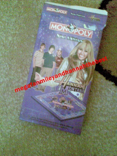 Mini Monopoly - Lucrurile mele cu Hannah Montana si Miley Cyrus
