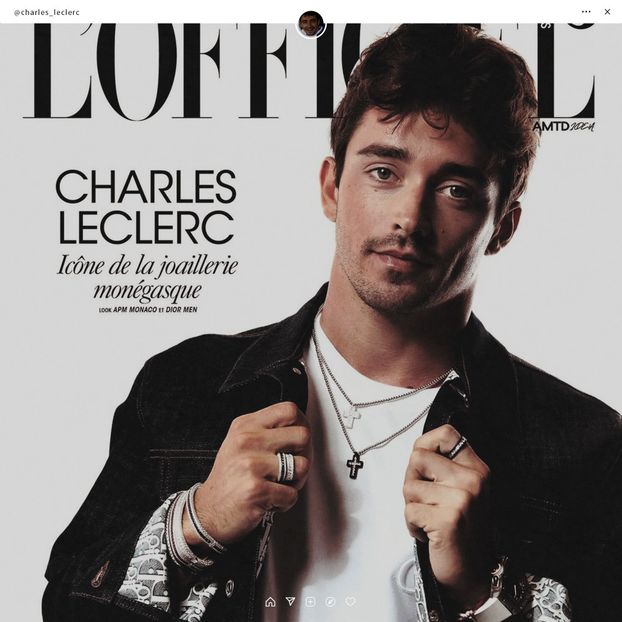 ℭharlesܭℒeclerc¹⁶　‹الدهر›　 ̗̀ ̖́๛ 29.01ʾ̤ - dimple dimple on your cheeks