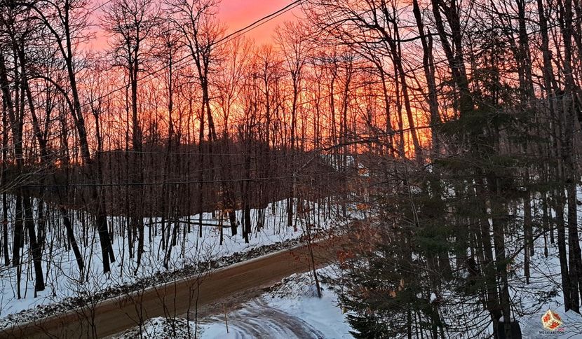 Winter Sunset - CANADIAN WINTER - Iarna Canadiana