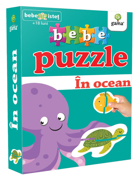 În ocean | 1-3 ani - Bebe puzzle 1-3 ani