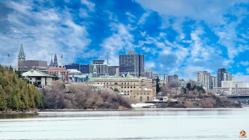 OTTAWA seen from GATINEAU - OTTAWA -- CANADA