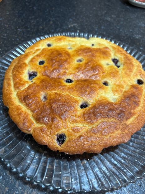  - Prăjitură cu afine și faine de migdale