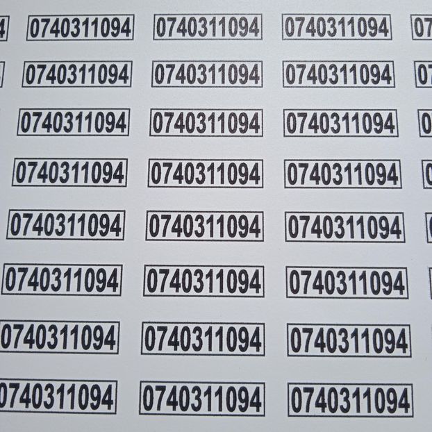  - 4 Abtibilduri cu numar telefon