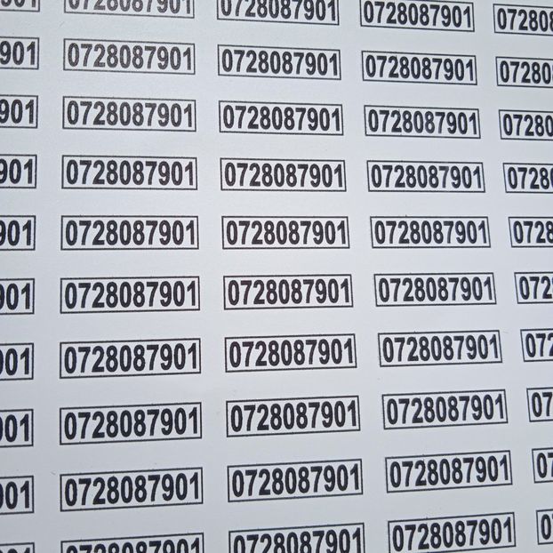  - 4 Abtibilduri cu numar telefon