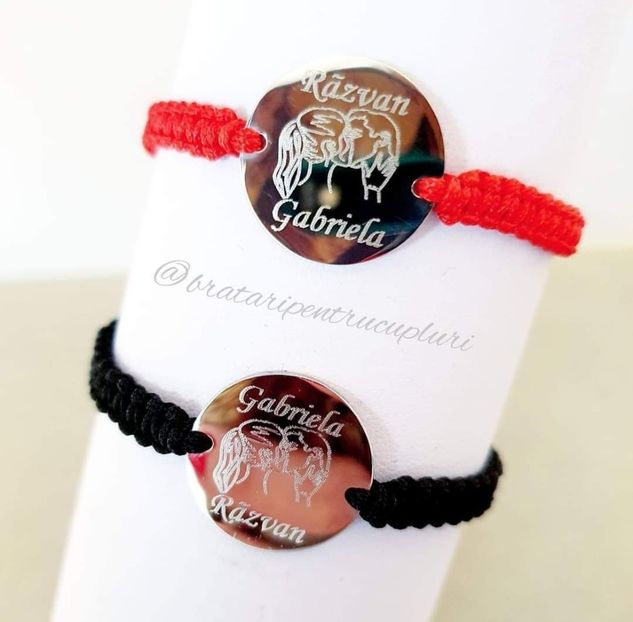 119 lei setul de 2 bratari - BRĂȚĂRI CU NUME