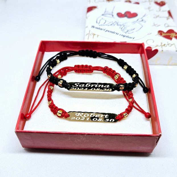 149 lei setul de 2 bratari - BRĂȚĂRI CU NUME