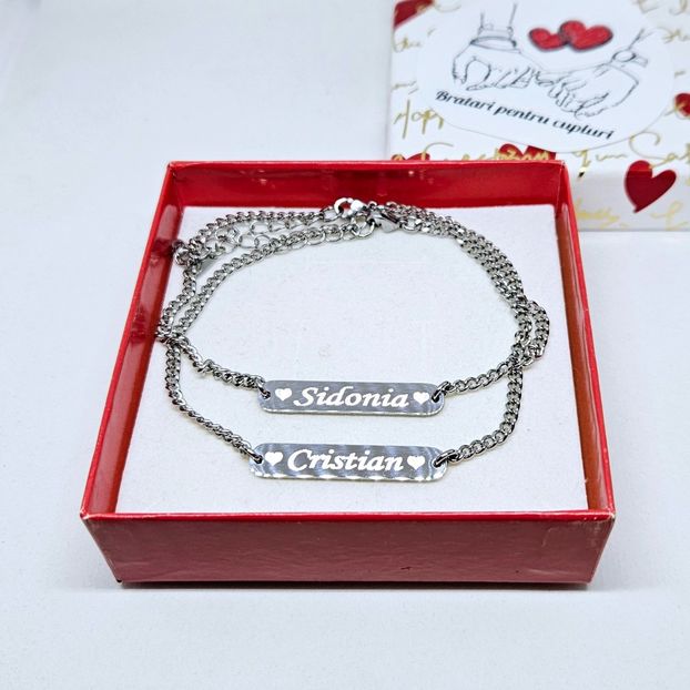 159 lei setul de 2 bratari - BRĂȚĂRI CU NUME