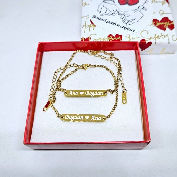 179 lei setul de 2 bratari - BRĂȚĂRI CU NUME