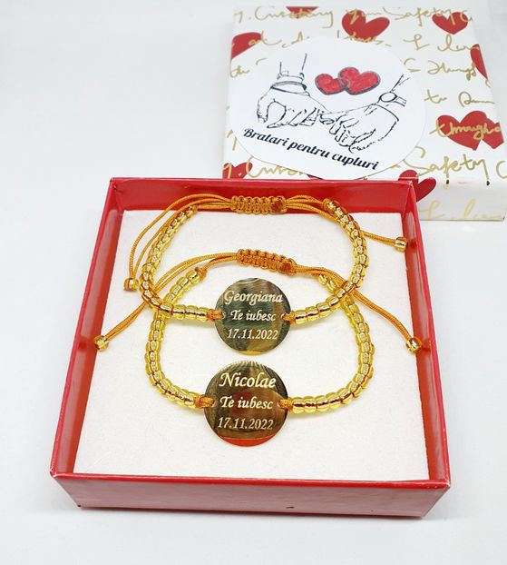 179 lei setul de 2 bratari - BRĂȚĂRI CU NUME
