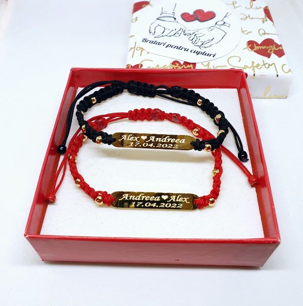149 lei setul de 2 bratari - BRĂȚĂRI CU NUME