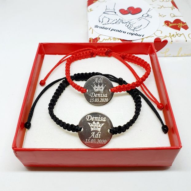 119 lei setul de 2 bratari - BRĂȚĂRI CU NUME