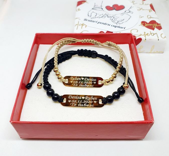 149 lei setul de 2 bratari - BRĂȚĂRI CU NUME