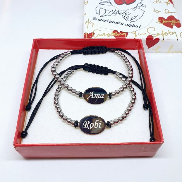 179 lei setul de 2 bratari - BRĂȚĂRI CU NUME
