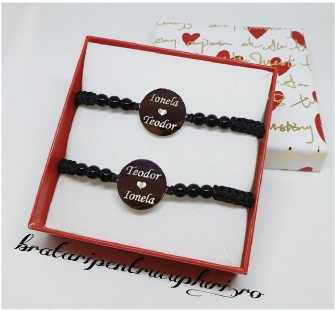 119 lei setul de 2 bratari - BRĂȚĂRI CU NUME