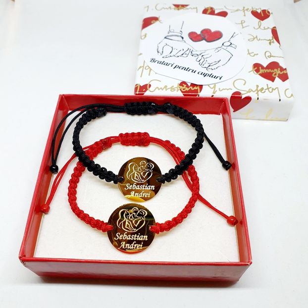 129 lei setul de 2 bratari - BRĂȚĂRI CU NUME