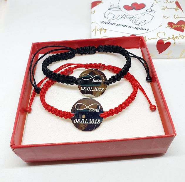 119 lei setul de 2 bratari - BRĂȚĂRI CU NUME