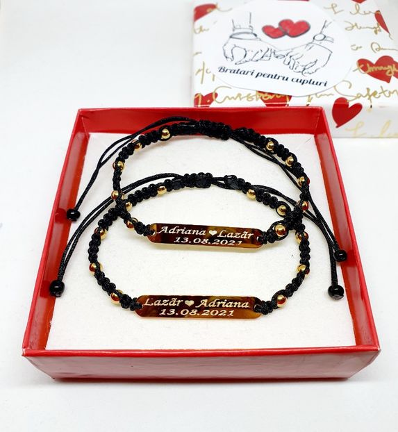 149 lei setul de 2 bratari - BRĂȚĂRI CU NUME