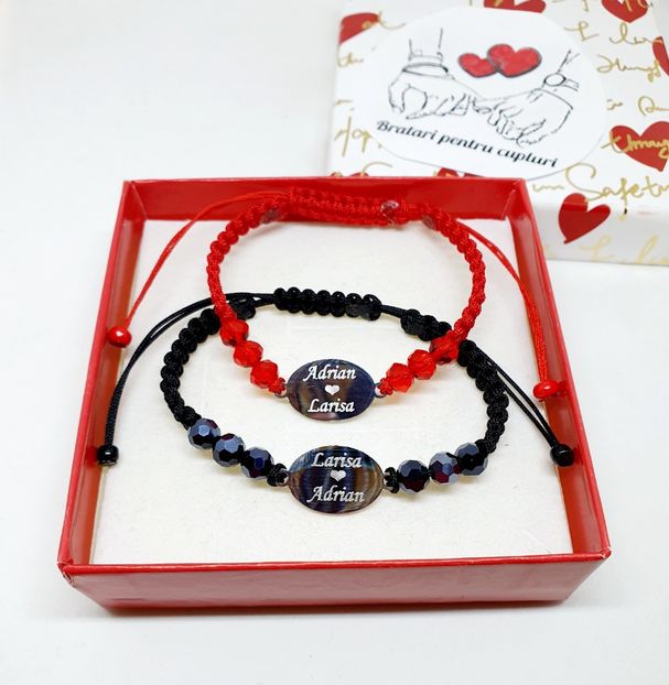 129 lei setul de 2 bratari - BRĂȚĂRI CU NUME