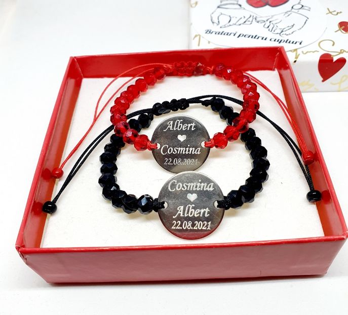 159 lei setul de 2 bratari - BRĂȚĂRI CU NUME