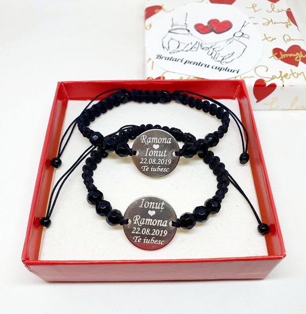 129 lei setul de 2 bratari - BRĂȚĂRI CU NUME