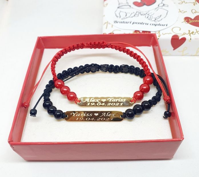 149 lei setul de 2 bratari - BRĂȚĂRI CU NUME