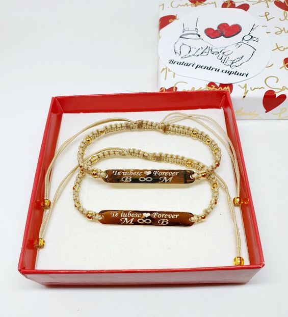 149 lei setul de 2 bratari - BRĂȚĂRI CU NUME