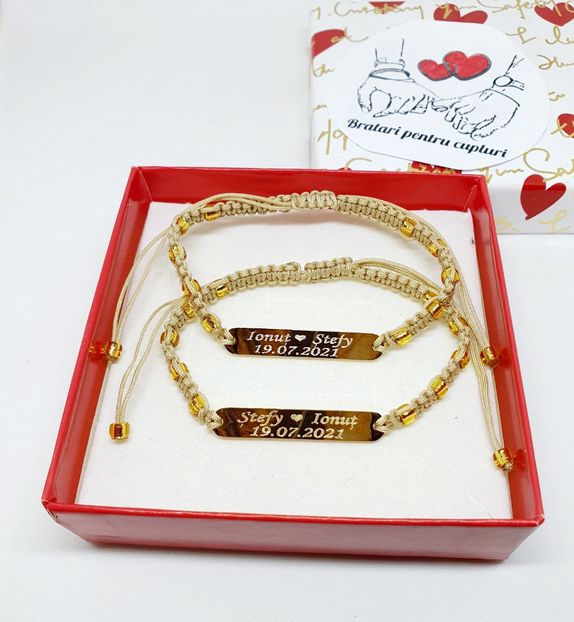 149 lei setul de 2 bratari - BRĂȚĂRI CU NUME