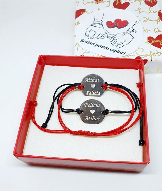 109 lei setul de 2 bratari - BRĂȚĂRI CU NUME