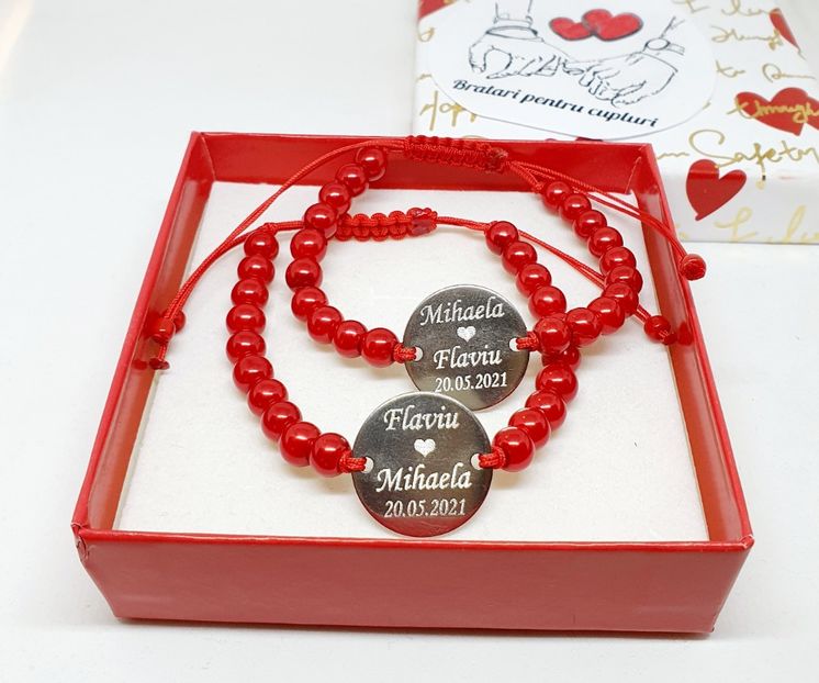 159 lei setul de 2 bratari - BRĂȚĂRI CU NUME