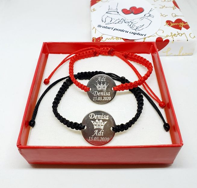 119 lei setul de 2 bratari - BRĂȚĂRI CU NUME