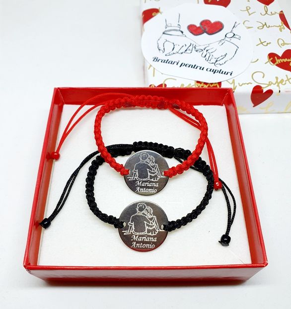 119 lei setul de 2 bratari - BRĂȚĂRI CU NUME