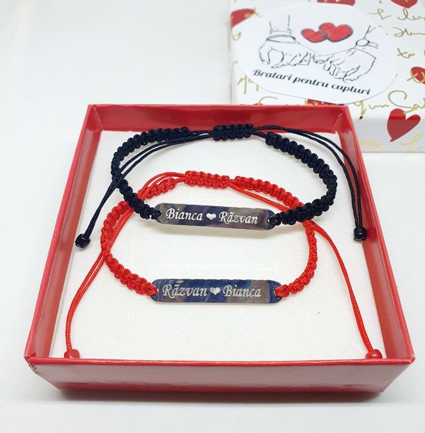 119 lei setul de 2 bratari - BRĂȚĂRI CU NUME