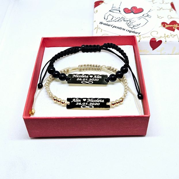 149 lei setul de 2 bratari - BRĂȚĂRI CU DATĂ