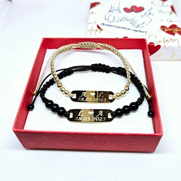 149 lei setul de 2 bratari - BRĂȚĂRI CU DATĂ