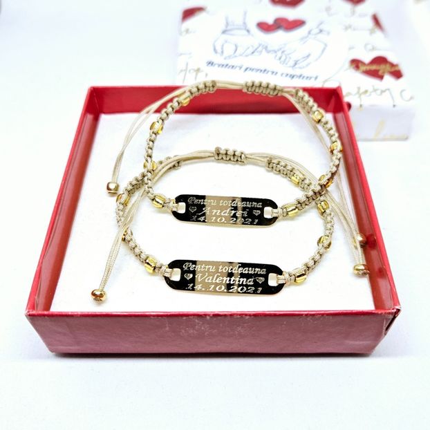 149 lei setul de 2 bratari - BRĂȚĂRI CU DATĂ
