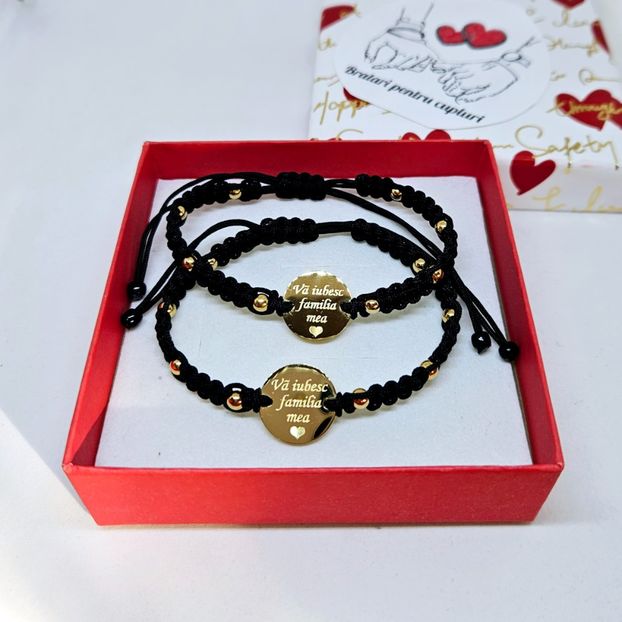 149 lei setul de 2 bratari - BRĂȚĂRI CU MESAJE