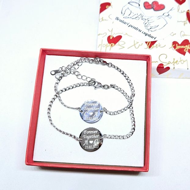 159 lei setul de 2 bratari - BRĂȚĂRI CU MESAJE