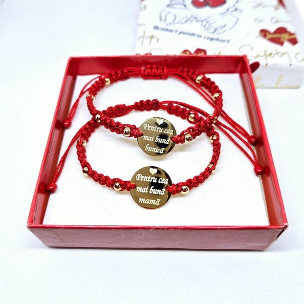 149 lei setul de 2 bratari - BRĂȚĂRI CU MESAJE