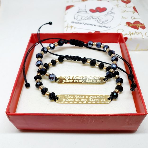 179 lei setul de 2 bratari - BRĂȚĂRI CU MESAJE