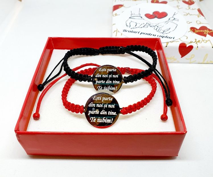 119 lei setul de 2 bratari - BRĂȚĂRI CU MESAJE